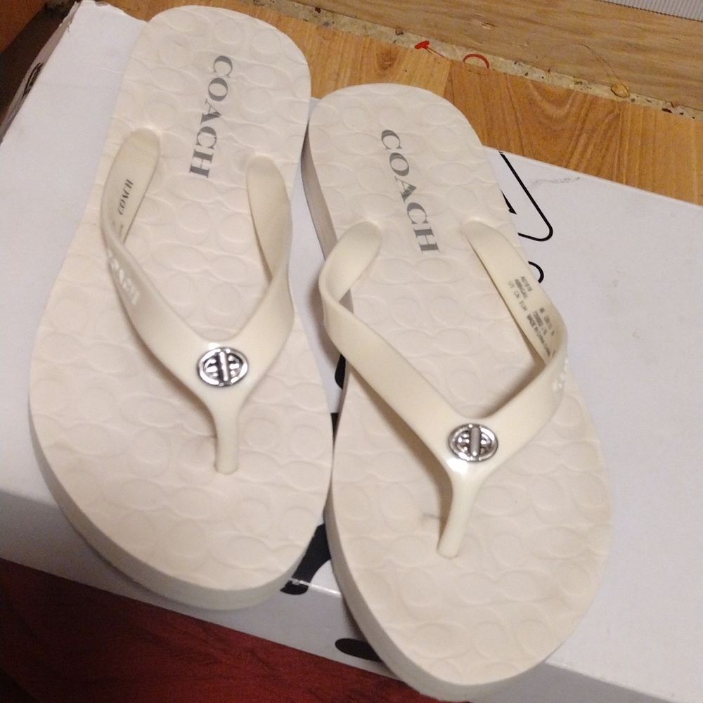 Coach slippers